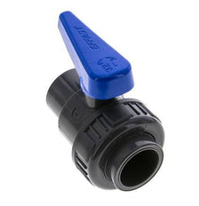 Válvula de bola de PVC de 2 vías Unión Simple 32 mm Socket EPDM