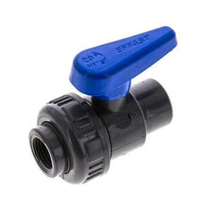 Válvula de bola de PVC de 2 vías Unión Simple Rp 1/2'' EPDM