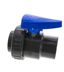 Válvula de bola de PVC de 2 vías Unión Simple Rp 2'' EPDM