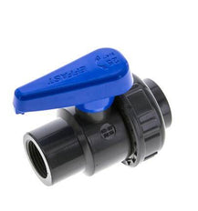 Válvula de bola de PVC de 2 vías Unión Simple Rp 3/4'' EPDM