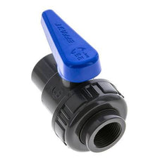 Válvula de bola de PVC de 2 vías Unión Simple Rp 3/4'' EPDM