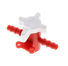 Válvula de bola de 2 vías de PE Barras de manguera de 1/4'' (6 mm)