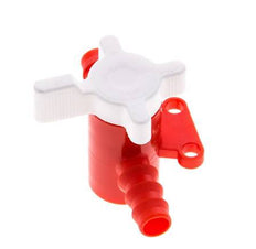 Válvula de bola de 2 vías de PE Barras de manguera de 3/8'' (9 mm)