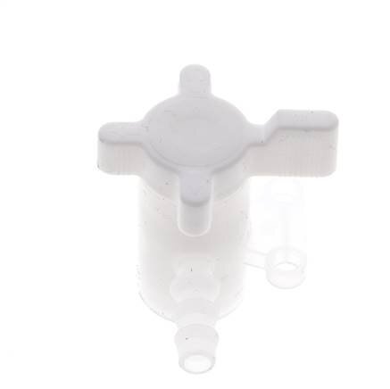 Válvula de bola de 2 vías de PVDF Barras de manguera de 1/4'' (6 mm)