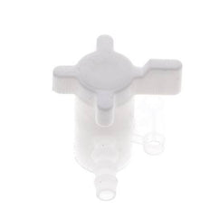 Válvula de bola de 2 vías de PVDF Barras de manguera de 1/4'' (6 mm)