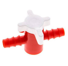 Válvula de bola de 2 vías de PVDF Barras de manguera de 1/4'' (6 mm)