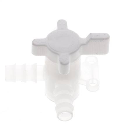 Válvula de bola de 3 vías de PVDF Barras de manguera de 3/8'' (9 mm)