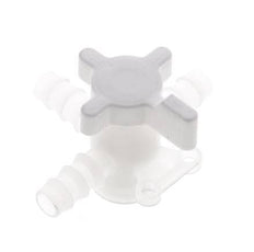 Válvula de bola de 3 vías de PVDF Barras de manguera de 3/8'' (9 mm)