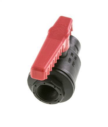 Válvula de bola de 2 vías PP G 3/4'' PTFE/FKM