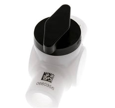 Válvula de bola de 2 vías de PVDF G 1/2'' FKM Vacío