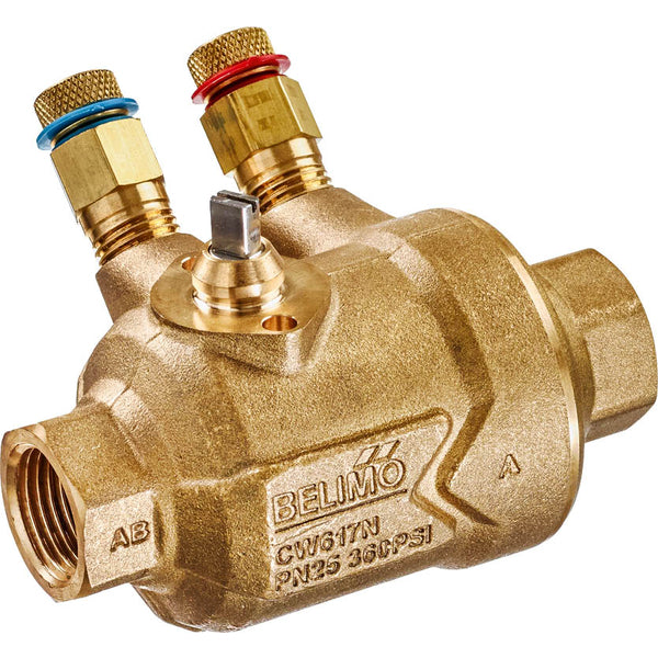 Belimo PI Válvula De Zona Rp1 Kvs2.1 100-240VAC 75s 2/3-punto 1Nm IP40 Puertos De Medición C225QPT-G/CQ230A