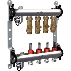 Colector Belimo 4 X Válvulas De Zona 24VAC/DC 75s 2-10V 1Nm IP40 Terminal EM-ECQ-04F/CQ24A-SR-T