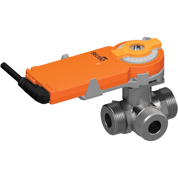 Belimo Válvula Modulante De 3 Vías G1-1/4 Kvs6.3 100-240VAC 75s 2/3-Punto 2Nm IP54 R518/KR230