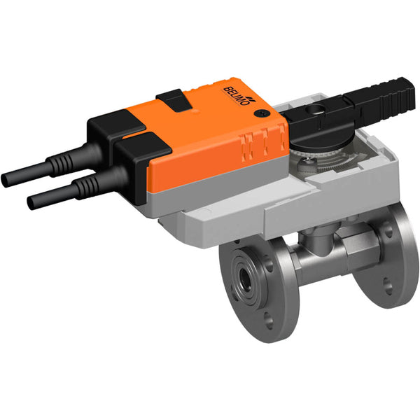 Belimo Válvula De Bola DN25 Brida Kvs26 24VAC/DC 90s BACnet/Modbus 5Nm IP40 R6025R-B2/VLR24A-LP1
