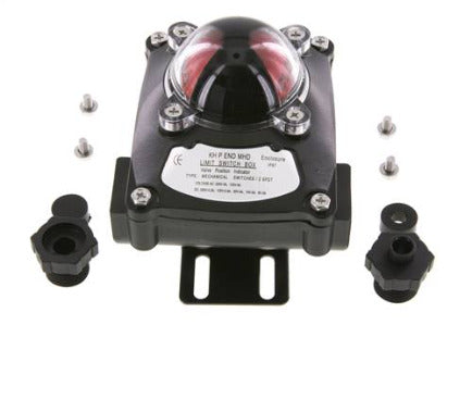 Caja de Finales de Carrera Heavy-Grade DPDT Micro Switch 8-250V(AC/DC)/5A