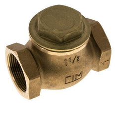 G 1-1/2'' Latón Rojo Válvula De Retención De Pistón 20 Bar (290 Psi) Alta Resistencia
