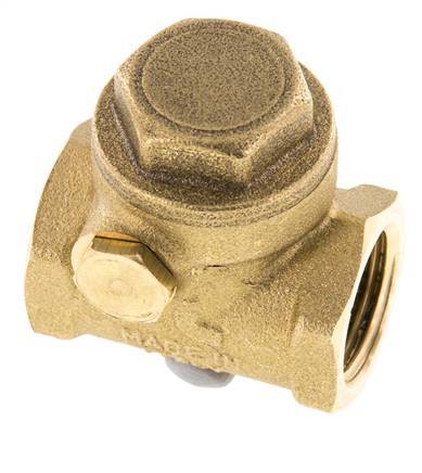 G 1/2'' Latón Válvula De Retención De Clapeta 12 Bar (174 Psi) NBR Sello Blando