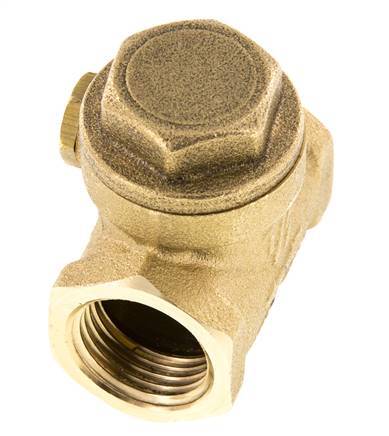 G 1/2'' Latón Válvula De Retención De Clapeta 12 Bar (174 Psi) NBR Sello Blando