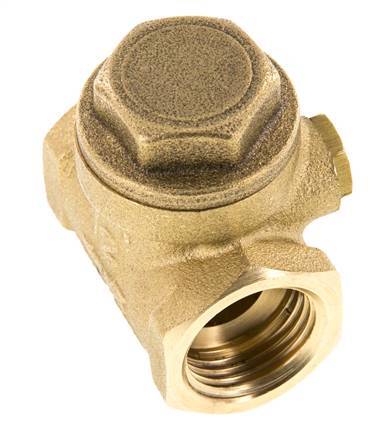 G 1/2'' Latón Válvula De Retención De Clapeta 12 Bar (174 Psi) NBR Sello Blando