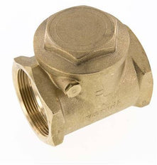 G 2'' Latón Válvula Antirretorno De Clapeta 10 Bar (145 Psi) Sello Blando