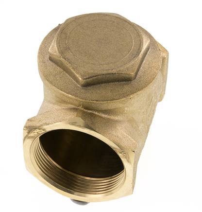 G 2'' Latón Válvula Antirretorno De Clapeta 10 Bar (145 Psi) Sello Blando