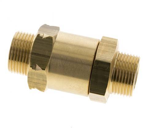 G 3/4'' Rosca Macho Latón Válvula Antirretorno 0.1-40 Bar (1.45-580 Psi)