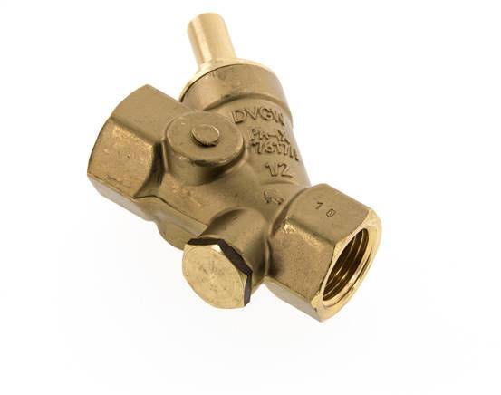 Rp 1/2'' Latón Válvula De Retención Tipo Y 16 Bar (232 Psi) NBR