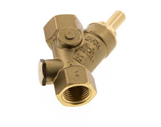 Rp 1/2'' Latón Válvula De Retención Tipo Y 16 Bar (232 Psi) NBR