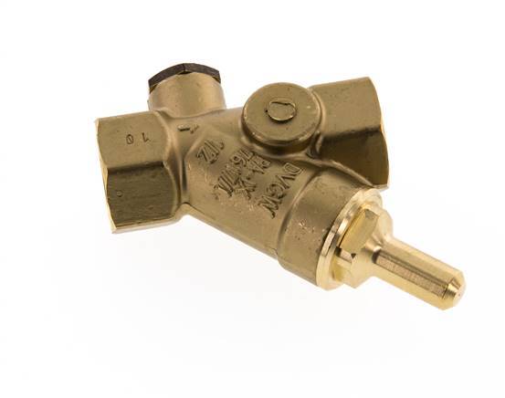 Rp 1/2'' Latón Válvula De Retención Tipo Y 16 Bar (232 Psi) NBR