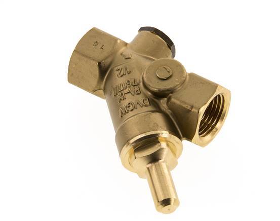 Rp 1/2'' Latón Válvula De Retención Tipo Y 16 Bar (232 Psi) NBR