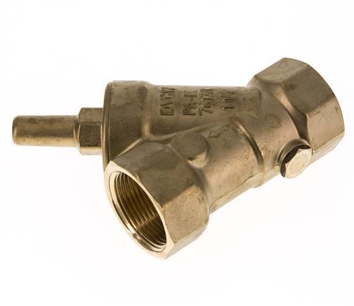 Rp 1-1/4'' Latón Válvula De Retención Tipo Y 16 Bar (232 Psi) NBR