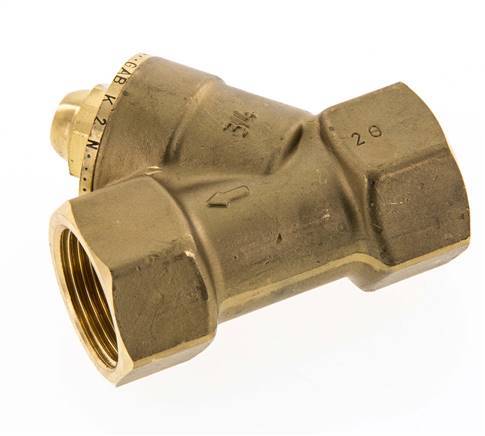 Rp 3/4'' Latón Válvula De Retención Tipo Y 10 Bar (145 Psi) NBR
