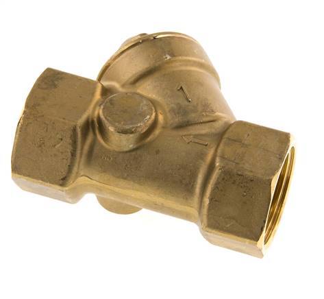 Rp 1'' Latón Válvula De Retención Tipo Y 10 Bar (145 Psi) NBR