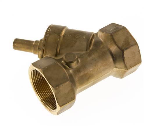 Rp 1-1/2'' Latón Válvula De Retención Tipo Y 16 Bar (232 Psi) FKM