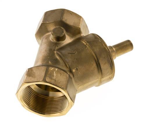 Rp 1-1/2'' Latón Válvula De Retención Tipo Y 16 Bar (232 Psi) FKM
