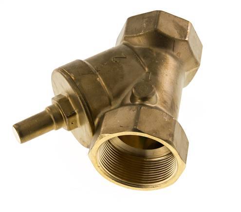 Rp 1-1/2'' Latón Válvula De Retención Tipo Y 16 Bar (232 Psi) FKM