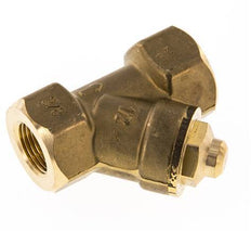 Rp 3/8'' Latón Válvula De Retención Tipo Y 10 Bar (145 Psi) FKM