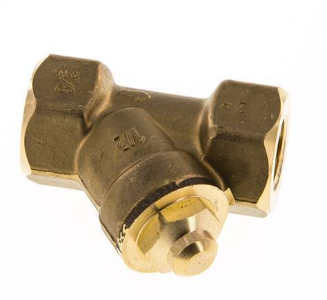 Rp 3/8'' Latón Válvula De Retención Tipo Y 10 Bar (145 Psi) FKM