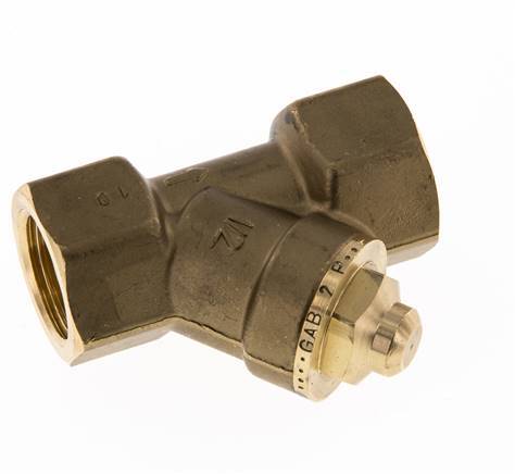 Rp 1/2'' Latón Válvula De Retención Tipo Y 10 Bar (145 Psi) FKM