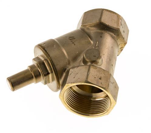 Rp 1-1/2'' Válvula De Retención Tipo Y En Latón 10 bar (145 psi) FKM