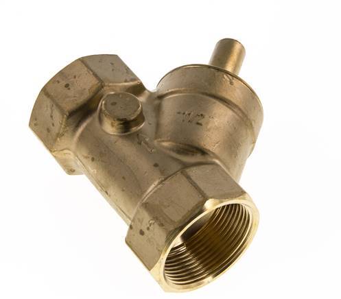 Rp 1-1/2'' Válvula De Retención Tipo Y En Latón 10 bar (145 psi) FKM