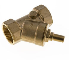 Rp 1-1/2'' Válvula De Retención Tipo Y En Latón 10 bar (145 psi) FKM