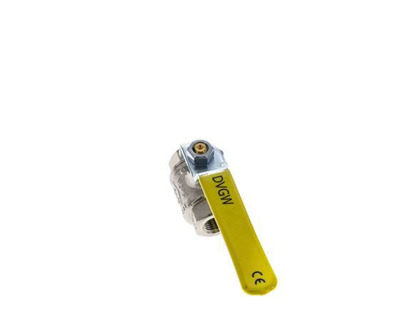 Válvula De Bola De Latón De 2 Vías Para Oxígeno Rp 1/4 Pulgadas PN 63