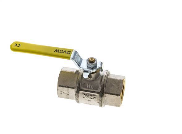 Válvula De Bola De Latón De 2 Vías Para Oxígeno Rp 1 Pulgadas PN 45
