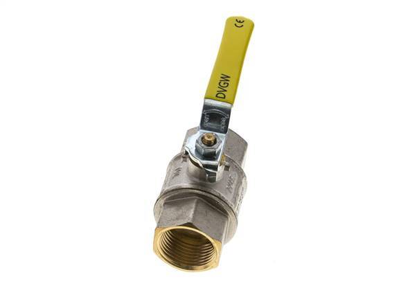 Válvula De Bola De Latón De 2 Vías Para Oxígeno Rp 1 Pulgadas PN 45