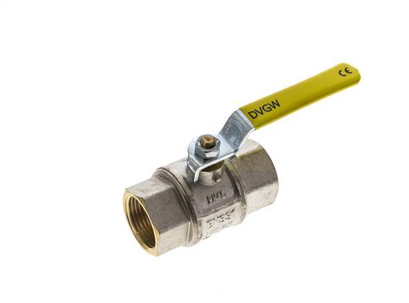 Válvula De Bola De Latón De 2 Vías Para Oxígeno Rp 1 Pulgadas PN 45