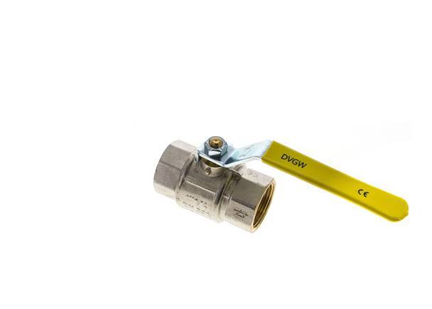 Válvula De Bola De Latón De 2 Vías Para Oxígeno Rp 1-1/4 Pulgadas PN 30