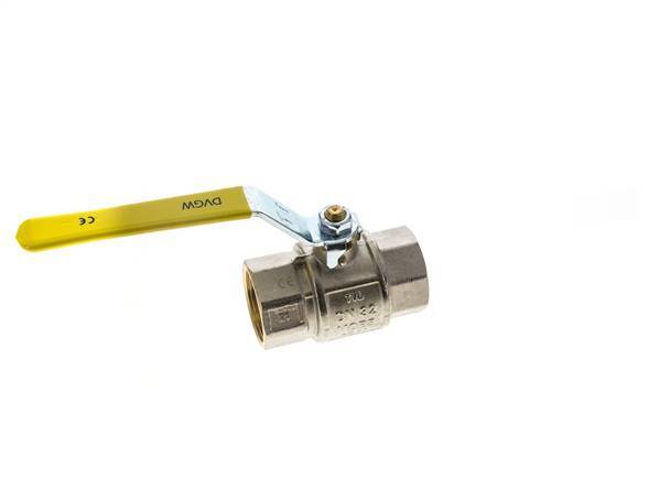 Válvula De Bola De Latón De 2 Vías Para Oxígeno Rp 1-1/4 Pulgadas PN 30