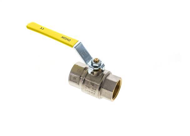 Válvula De Bola De Latón De 2 Vías Para Oxígeno Rp 1-1/4 Pulgadas PN 30