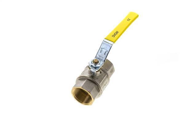Válvula De Bola De Latón De 2 Vías Para Oxígeno Rp 1-1/4 Pulgadas PN 30